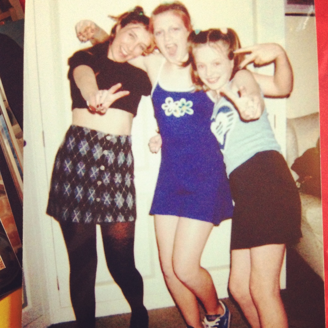 Bella, Jo and I as The Spice Girls. 